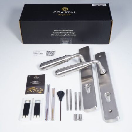 BLU Opera 095 Multipoint Door Lock Handle Dual Sprung 316 Grade Satin Stainless Steel - Image 4