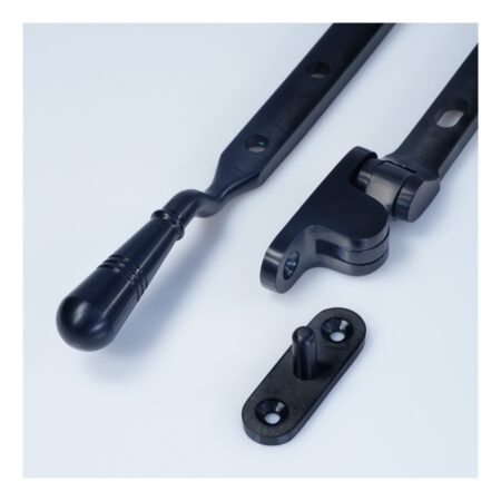 BLU 8" (203mm) Opera Casement Window Stay - 316 Stainless Steel PVD Satin Black Finish - Image 2