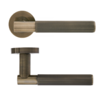 Eclipse 63245 Antique Brass 'Linear' Lever on Round Rose