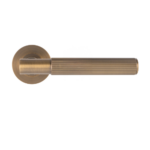 Eclipse 63247 Matt Antique Bronze 'Linear' Lever on Round Rose