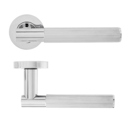 Eclipse 63240 Polished Chrome 'Linear' Lever on Round Rose