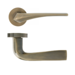 Eclipse 63225 Antique Brass Lanza Lever on Rose