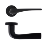 Eclipse 63221 Matt Black Lanza Lever on Rose