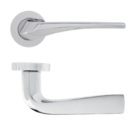 Eclipse 63220 Polished Chrome Lanza Lever on Rose