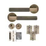 Eclipse 22815 'Linear' Lever Bathroom Pack - Antique Brass