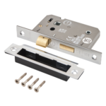 Eclipse 71019 CE, UKCA Bathroom 64mm Lock Case - Nickel Plated