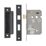 Eclipse 71513 CE, UKCA Bathroom 76mm Lock Case - Matt Black