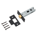 Eclipse 70268 Bolt Thru Matt Black Tubular Mortice Latch 64mm