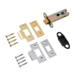 Eclipse Electro Brass / Satin Chrome 76mm Supa Latch - CE