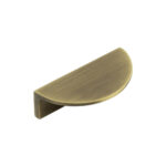 Burlington 80mm Antique Brass Half Moon Cabinet Handle