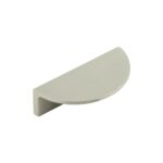 Frelan Hardware Burlington 80mm Satin Nickel Half Moon Cabinet Handle
