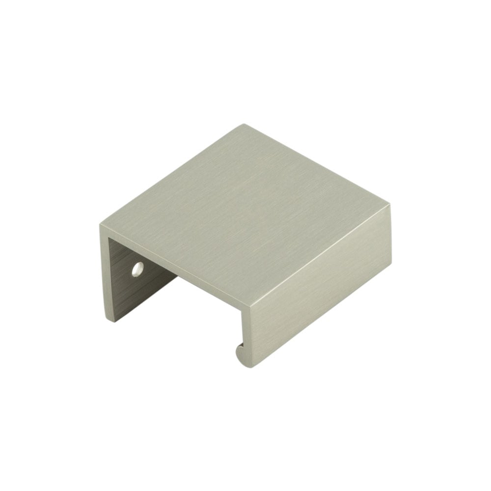 bur910sn.jpg Frelan Hardware Burlington 50mm Satin Nickel Angled Edge Pull - Image 1