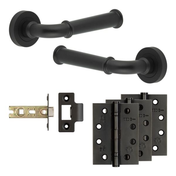 Frelan Hardware Complete Classic Door Handle Pack - Internal Doors - Black