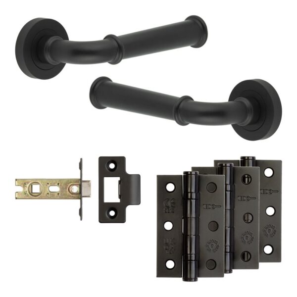 Frelan Hardware Complete Classic Door Handle Pack - Internal Doors - Black