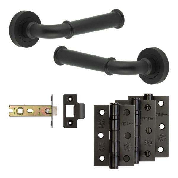 Frelan Hardware Complete Classic Door Handle Pack - Internal Doors - Black
