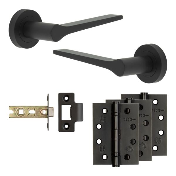 Complete Gio Door Handle Pack - Internal Doors - Black