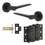Complete Gio Door Handle Pack - Internal Doors - Black