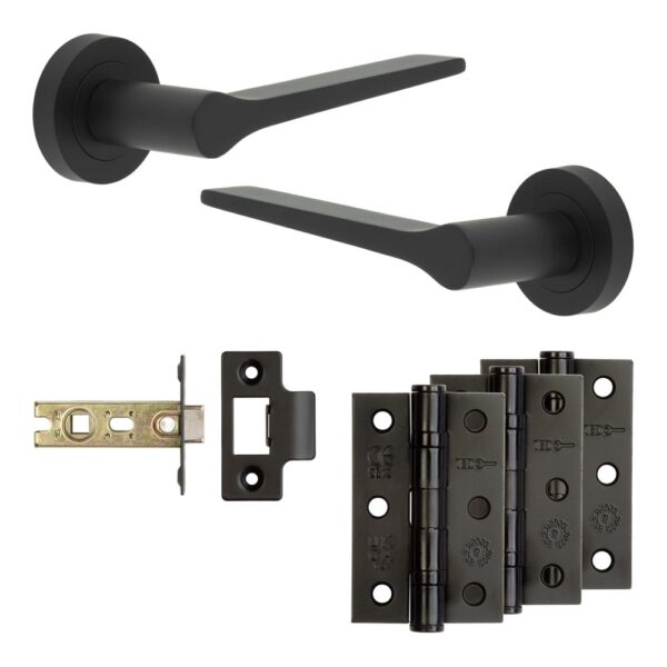 Complete Gio Door Handle Pack - Internal Doors - Black