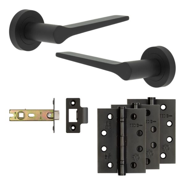 Complete Gio Door Handle Pack - Internal Doors - Black