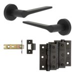 Complete Gio Door Handle Pack - Internal Doors - Black