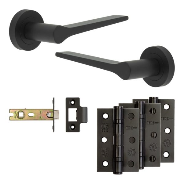 Complete Gio Door Handle Pack - Internal Doors - Black