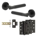 Complete Venice Door Handle Pack - Internal Doors - Black
