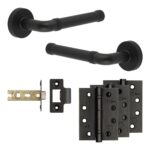 Complete Midtown Door Handle Pack - Internal Doors - Black