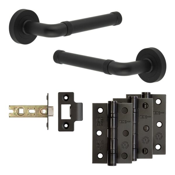 Complete Midtown Door Handle Pack - Internal Doors - Black