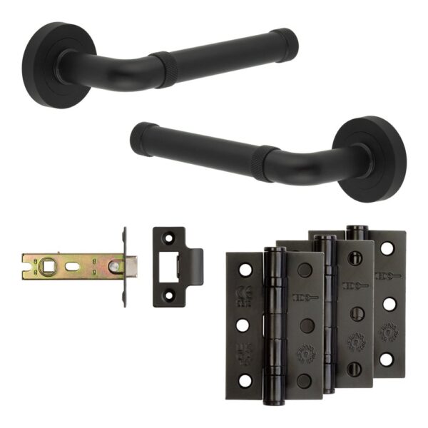 Complete Midtown Door Handle Pack - Internal Doors - Black
