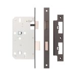 Jedo 78mm Din Bathroom Locks 60mm Backset Dark Bronze