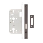 Jedo 72mm Dark Bronze Din Euro Deadlock 60mm Backset