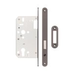 72mm Dark Bronze Din Euro Deadlock Radiused 60mm Backset