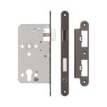 72mm Dark Bronze Din Euro Escape lock Radiused 60mm Backset
