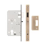 72mm Antique Brass Din Euro Nightlatch 60mm Backset