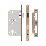 72mm Antique Brass Din Euro Sashlock 60mm Backset