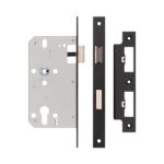 72mm Black Din Euro Sashlock 60mm Backset