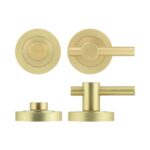 Jedo Satin Brass Easy Thumb Turn & Lock