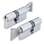 Zoo Hardware V10 Euro Cylinder & Turn - 32/40mm - Satin Chrome