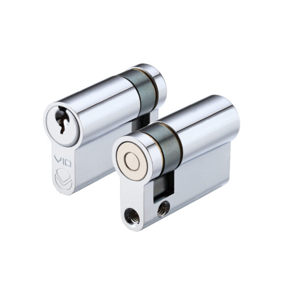 Zoo Hardware V10 Euro Single Cylinder - 55mm - Polished Chrome