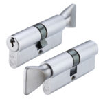 Zoo Hardware V10 Euro Cylinder & Turn - 80mm (40/40) - Satin Chrome