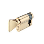 Zoo Hardware V5 Euro Cylinder - 80mm (40/40) - Polished Brass