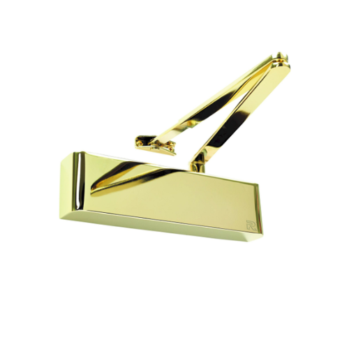 TS.9205.SRFB.PVDPVD Door Closer c/w Semi-Radius Cover, Flatbar Armset