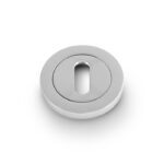 Alexander & Wilks AW Escutcheon Standard Profile On 50X6mm Rose Polished Chrome