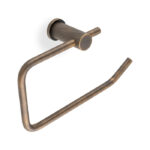 Alexander & Wilks Brunel Diamond Knurled Toilet Roll Holder - Antique Brass