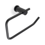 Alexander & Wilks Brunel Diamond Knurled Toilet Roll Holder - Black