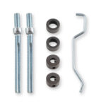 Alexander & Wilks Back To Back Fixings Dark Bronze PVD