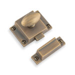 Alexander & Wilks Cupboard Latch - Antique Brass