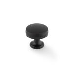 Alexander & Wilks Lynd Cupboard Knob - Black - 32mm Dia.