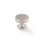 Alexander & Wilks Lynd Cupboard Knob - Satin Nickel - 32mm Dia.