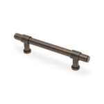 Alexander & Wilks Kingston Plain Pull Handle - Antique Brass - 128mm c/c